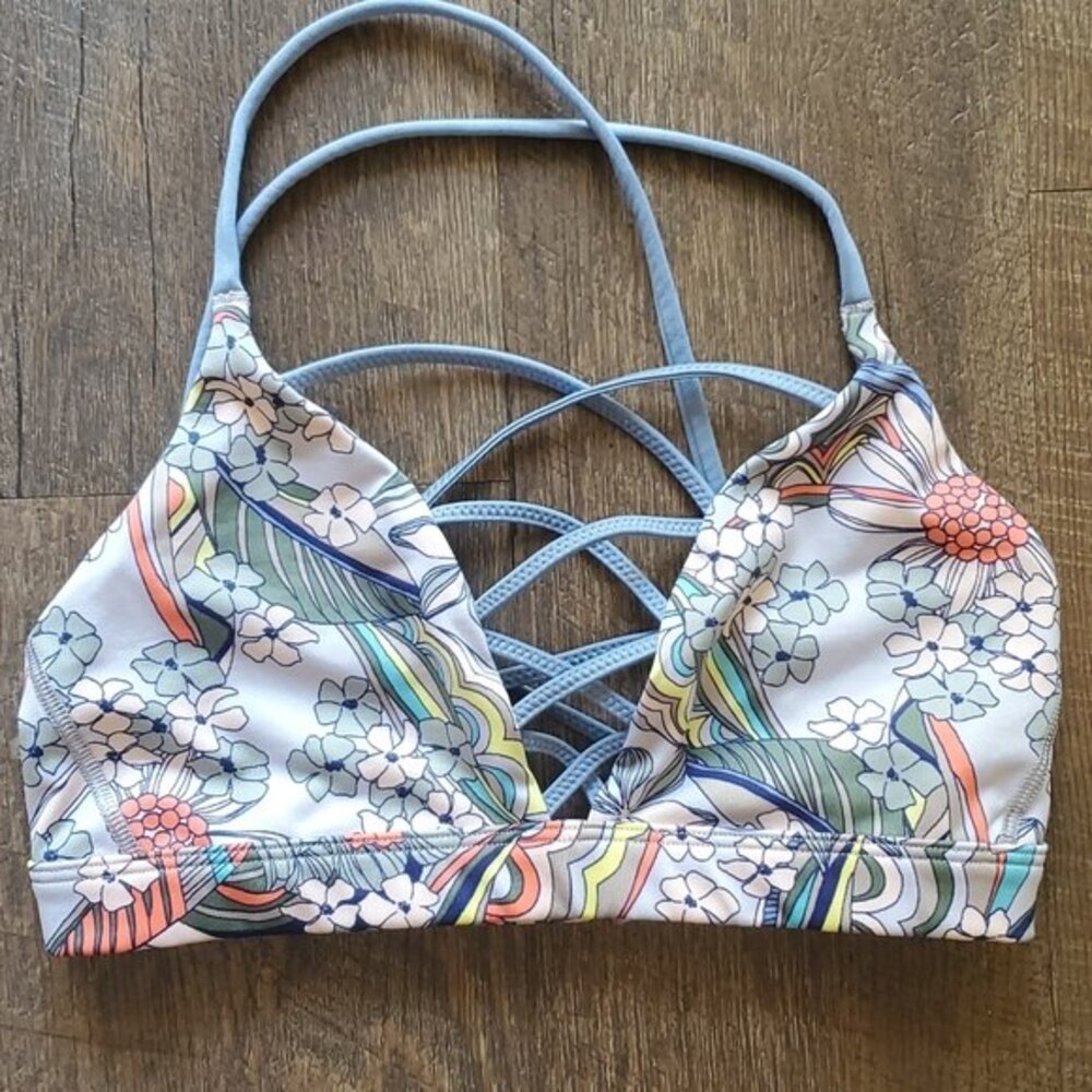 Victoria's secret sport floral bikini top size xs
